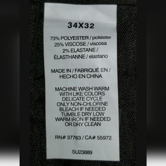 Savane Dress Slacks - 34" x 32" - Picture 5 of 6